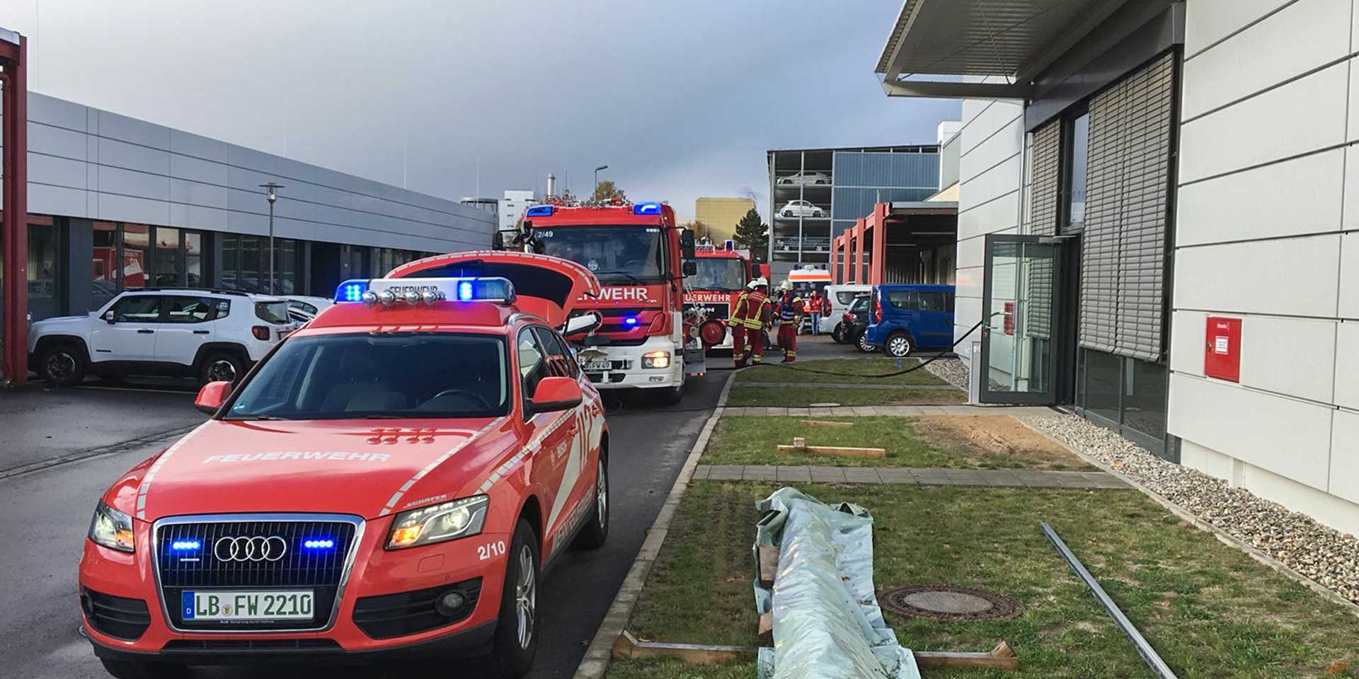 Fire service operating with semi-stationary technology from Callies